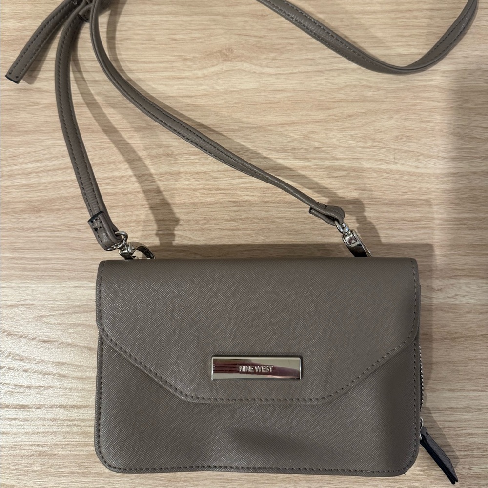 Nine West Gray Crossbody Bag